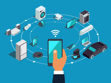 mobile connecting to mulitple different devices and applications