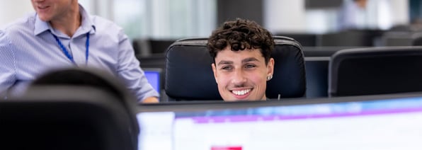 it engineer at our milton keynes office smiling