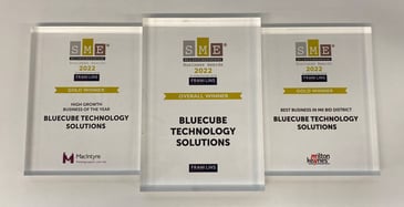 bluecube won three sme business awards in mk and buckinghamshire
