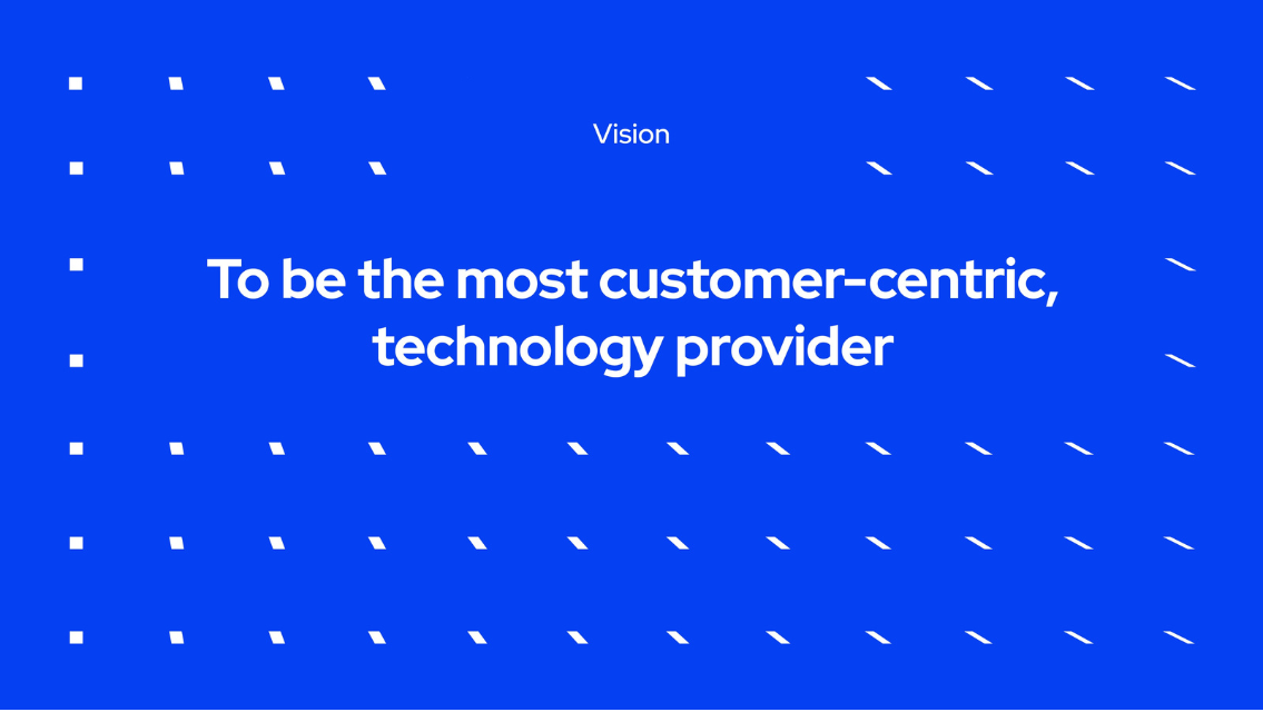 bluecube's new vision: to be the most customer-centric technology provider