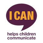 ICAN (helps children communicate) charity logo