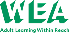 WEA, based in London, logo