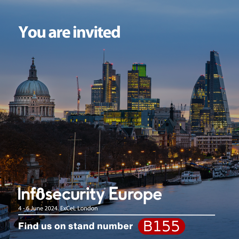 You're invited to Infosecurity Europe 2024 banner